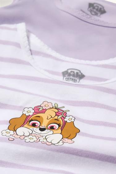 Nena - Paquet de 2 - La Patrulla Peluda - Skye - samarreta interior - violeta clar