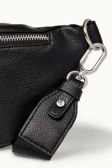 Dona - Bandolera amb corretja extraïble - pell sintètica - negre