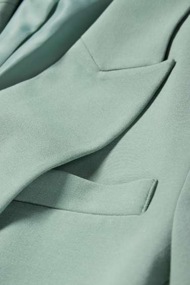 Femmes - Blazer court - relaxed fit - vert