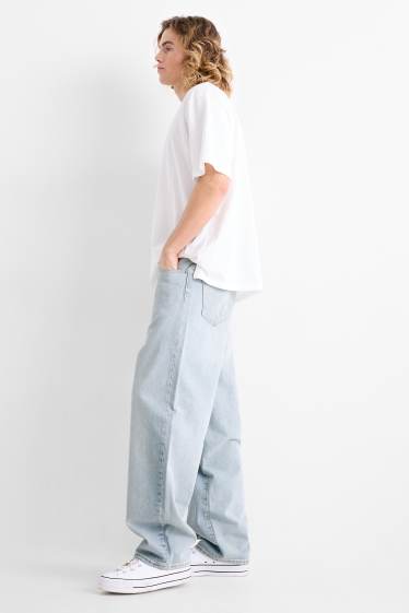 Herren - Baggy Jeans - helljeansblau