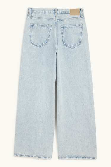 Herren - Wide Leg Jeans - helljeansblau