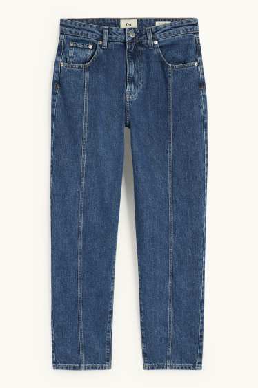 Femmes - Mom jean - high waist - LYCRA® - jean bleu