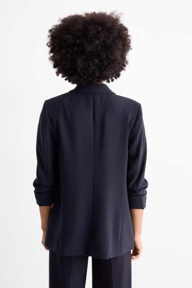 Dámské - Business blejzr - relaxed fit - tmavomodrá