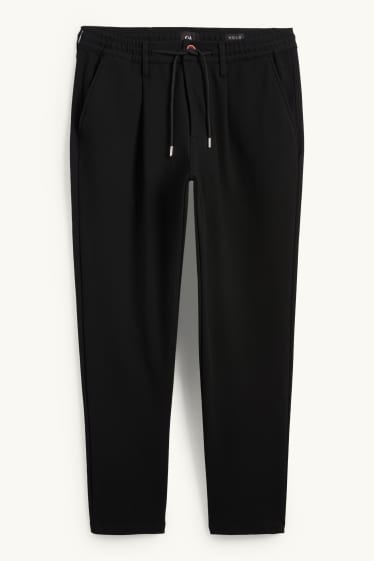 Bărbați - Chino - tapered fit - negru