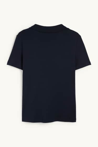 Femmes - Polo - bleu foncé