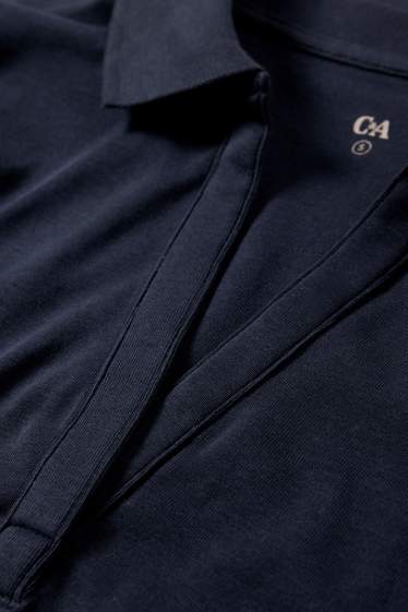 Femmes - Polo - bleu foncé