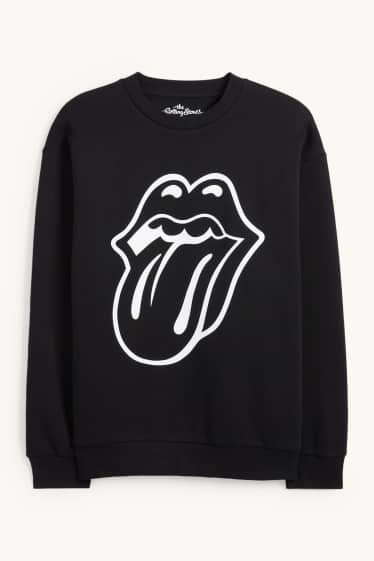 Herren - Sweatshirt - Rolling Stones - schwarz