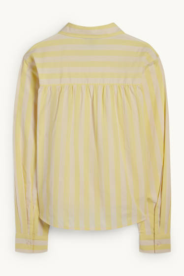 Dona - Brusa - de ratlles - groc