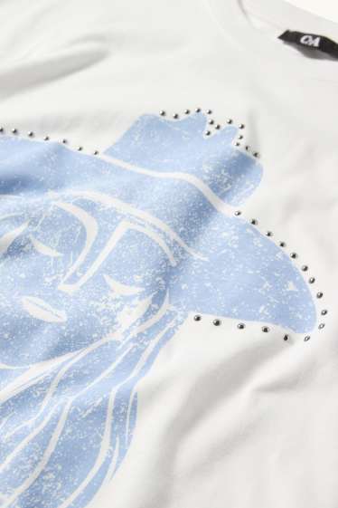 Dámské - Tričko - bílá