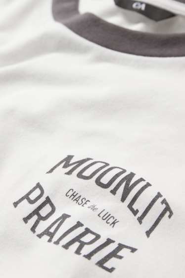 Men - T-shirt - regular fit - cremewhite