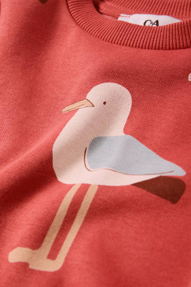 Kinderen: jongens - Meeuwen - sweatshirt - rood