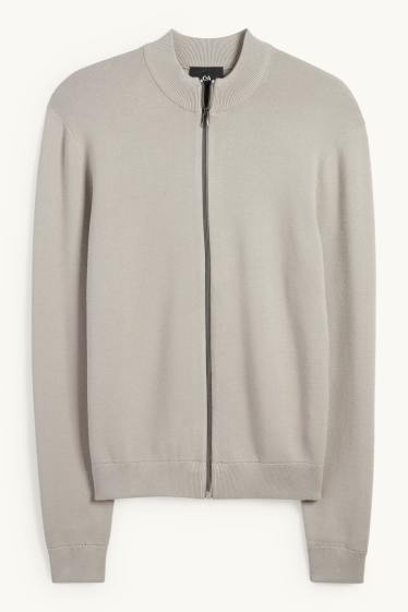 Hommes - Gilet en maille - beige clair