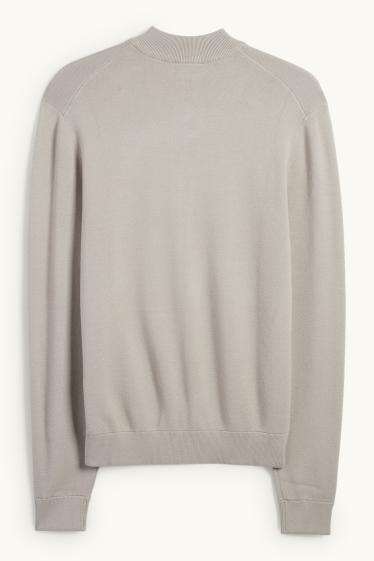 Hommes - Gilet en maille - beige clair