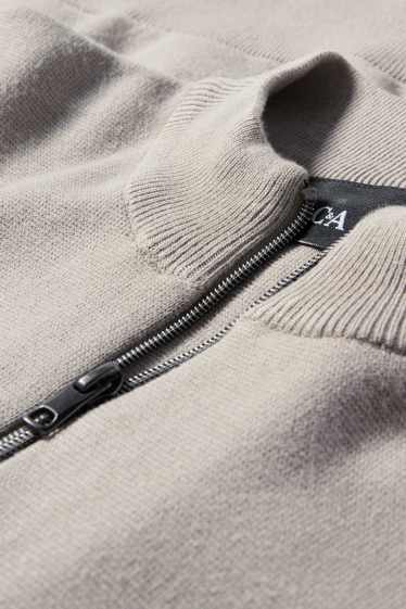 Hommes - Gilet en maille - beige clair