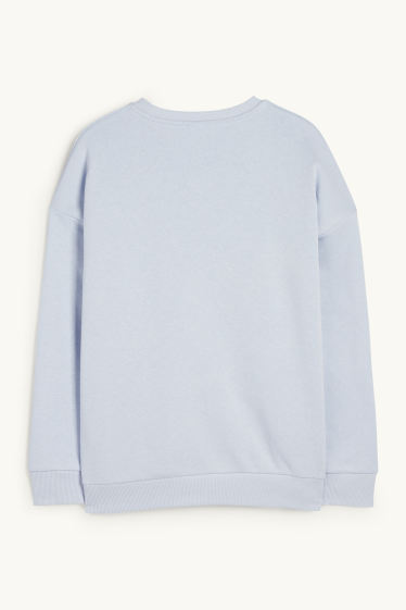 Enfants filles - Lilo & Stitch - sweat - bleu