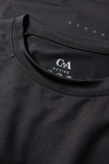 Hommes - Haut de sport - regular fit - 4 Way Stretch - noir