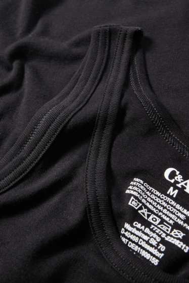 Bărbați - Multipack 3 buc. - maiou - reiat fin - fără cusături - negru