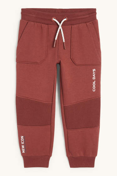 Kinder Jungen - Jogginghose - braun