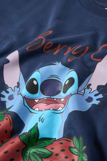 Niñas - Lilo & Stitch - sudadera - azul oscuro