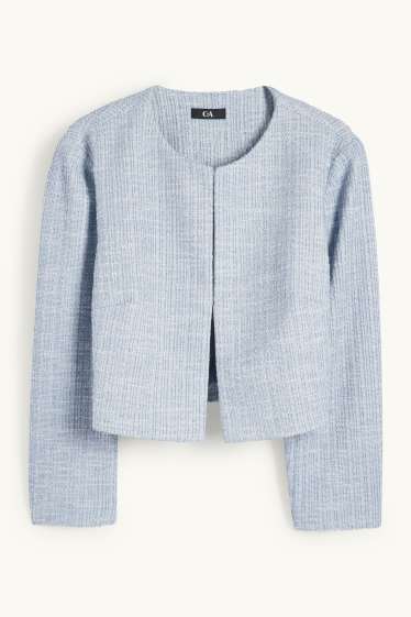 Donna - Blazer bouclé - azzurro