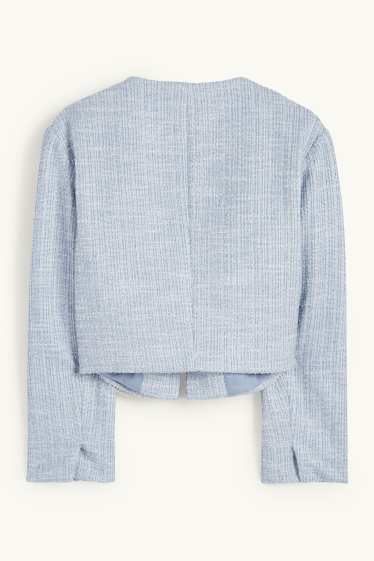 Donna - Blazer bouclé - azzurro
