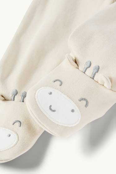 Unisex - Multipack of 2 - giraffe - baby pyjama bottoms - beige