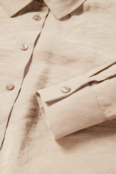 Women - Blouse - taupe