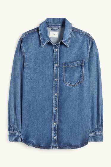 Donna - Blusa di jeans - jeans blu