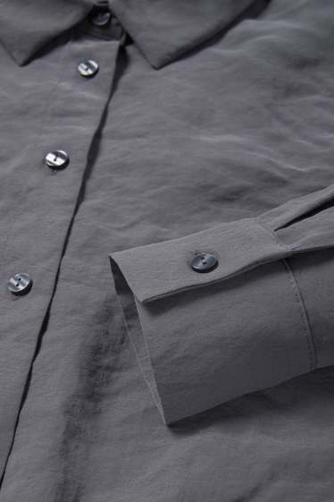 Dames - Blouse - donkergrijs