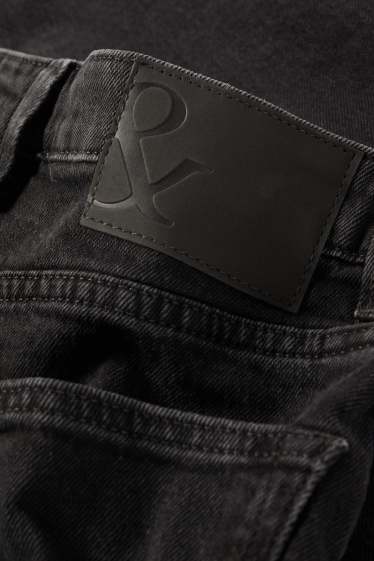 Donna - Mom jeans - vita alta - LYCRA® - nero