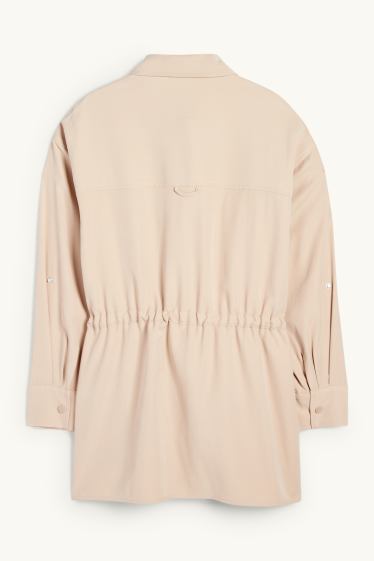 Damen - Bluse - hellbeige