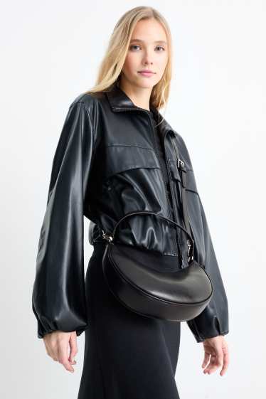 Femmes - Sac à bandoulière amovible - synthétique - noir