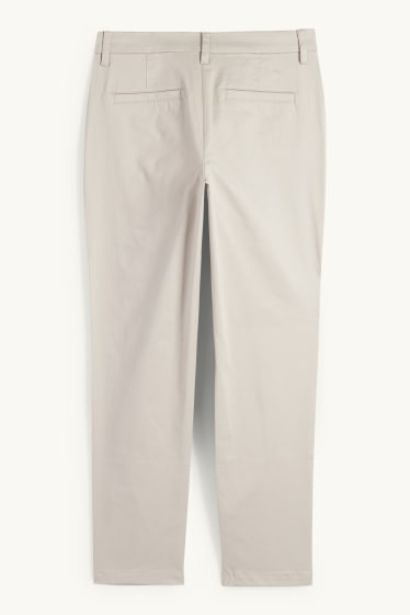 Femei - Chino - talie medie - tapered fit - bej