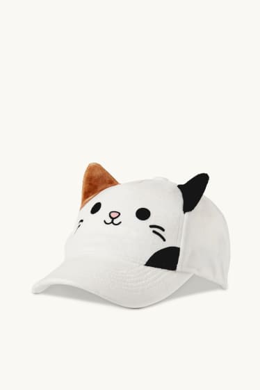 Enfants filles - Squishmallows - casquette de baseball - blanc crème