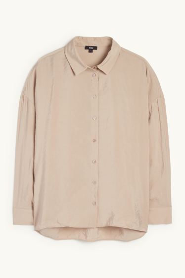 Women - Blouse - beige