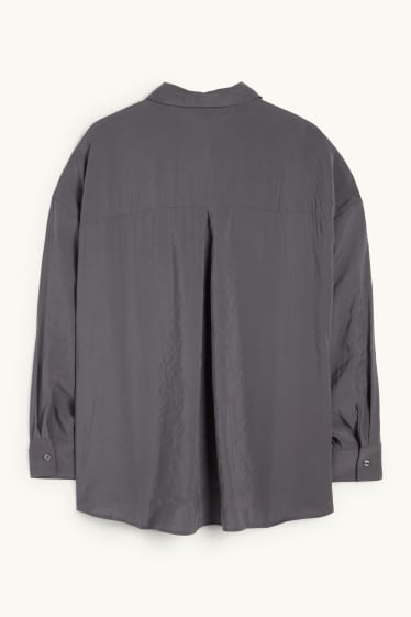 Women - Blouse - dark gray