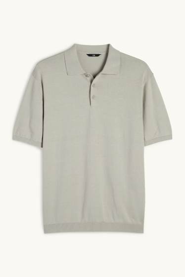 Hommes - Polo - gris