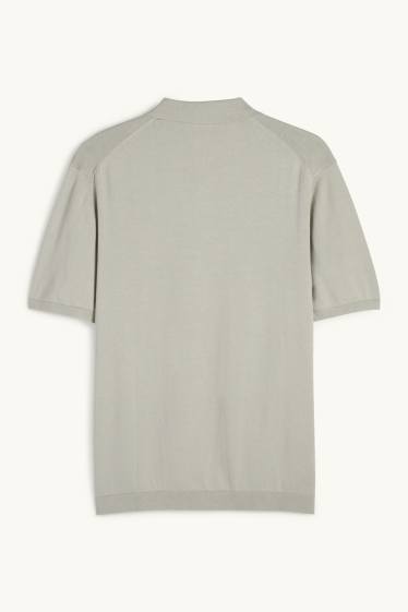 Hommes - Polo - gris