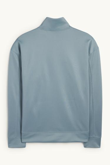 Herren - Sport-Sweatjacke - blau