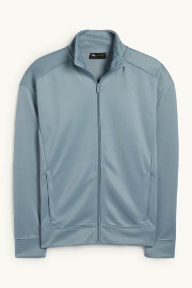 Herren - Sport-Sweatjacke - blau