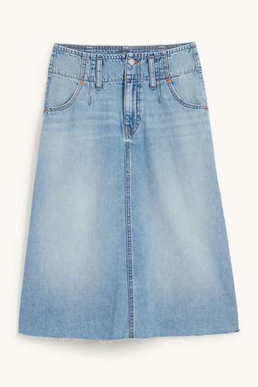 Damen - Jeansrock - jeansblau