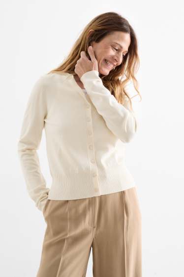 Women - Cardigan - creme