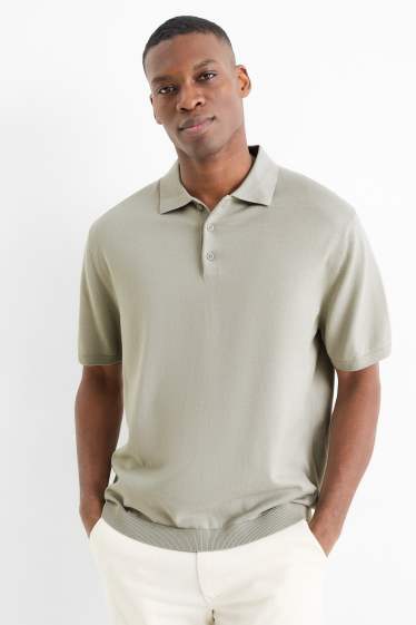 Hommes - Polo - gris