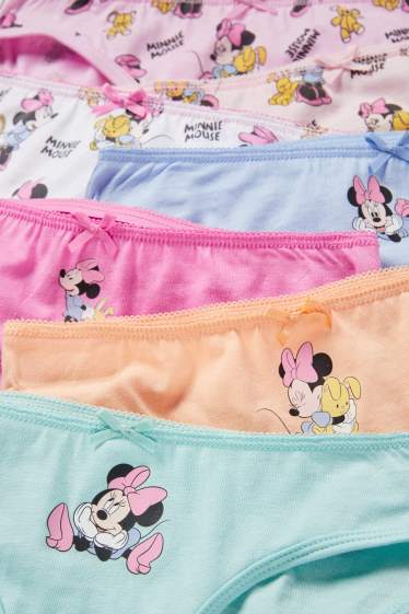Enfants filles - Lot de 7 - Minnie Mouse - culottes - rose