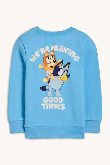 Copii - Băieți - Bluey - bluză de molton - albastru deschis