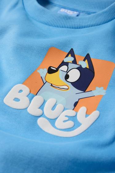 Copii - Băieți - Bluey - bluză de molton - albastru deschis