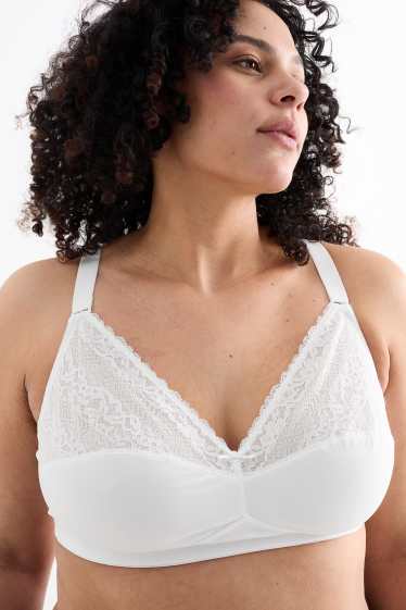 Women - Minimiser non-wired bra - white