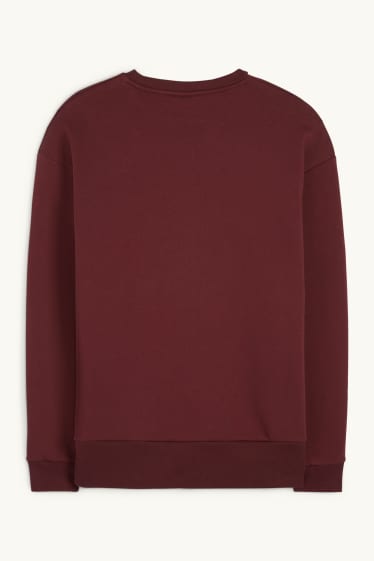 Hommes - Sweat-shirt - Coca-Cola - rouge foncé