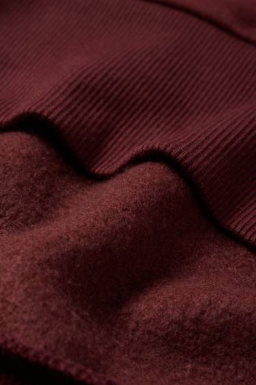 Hommes - Sweat-shirt - Coca-Cola - rouge foncé