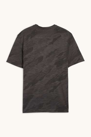 Hommes - Haut de sport - regular fit - à motif - gris foncé
